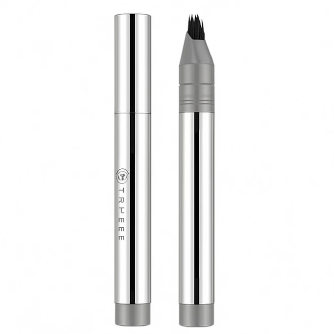 미룬토 2in1 브러시 아이브로우펜슬 Z119, 1개, 그레이 블랙 - 쿠팡