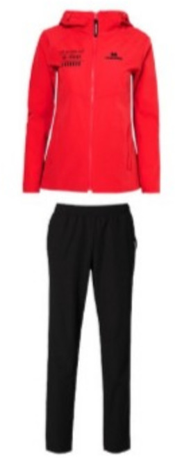 25SS 험머 여성 H2 시그니처 로고 트랙 셋업 2종 세트(후드자켓 팬츠)