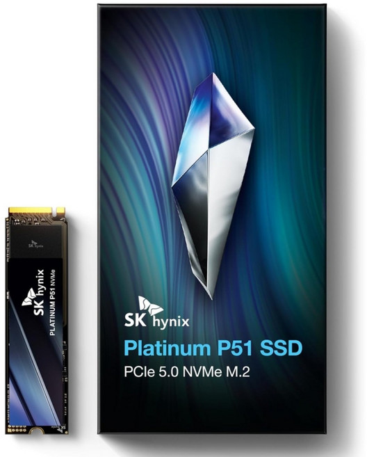 SK하이닉스 P51 2TB PCIe Gen5 NVMe M.2 2280 Gen5 SSD 관부가세포함