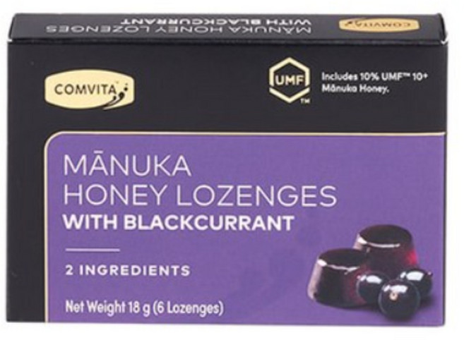 [본사정품] 콤비타 마누카꿀 로젠지 블랙커런트 6개입 (1박스/3박스/5박스), 18g, 5박스