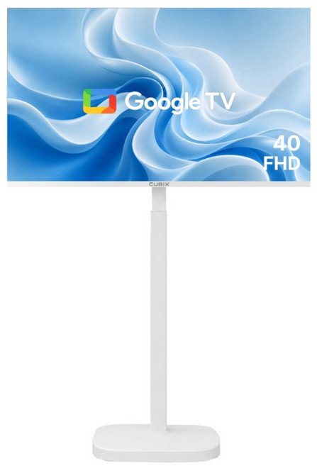 무빙큐빅스 스마트 40인치 FHD 삼탠바이미 X PRO 셋트 이동식 tv 거치대 스탠바이미 삼텐바이미 중소바이미, 고객직접설치, 이동형 스탠드, 101cm(40인치)