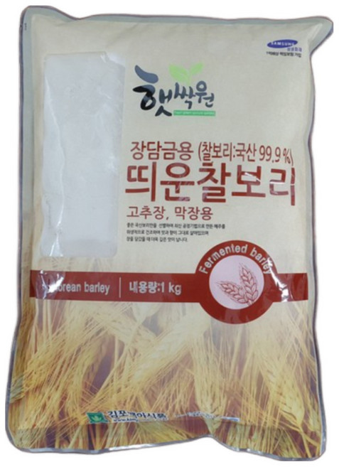 김포맥아식품 장담금용 띄운 찰보리 가루 1kg, 1개