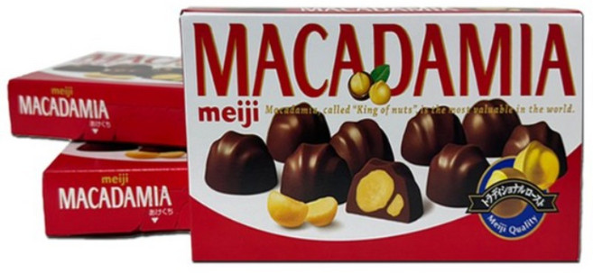 메이지 마카다미아 초콜릿, 64g, 3개
