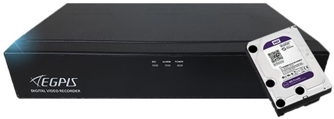 이지피스 210만화소 4채널하이브리드 녹화기AHVR-2104HS V2 265+2TB HDD