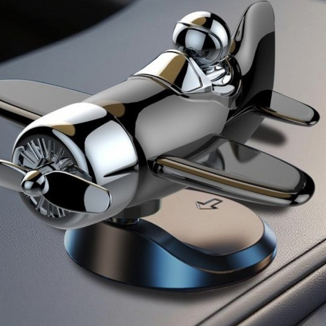 [차량 피규어] 무소음 태양광 비행기조종사 차량 대시보드 피규어 5컬러, 1개, 블랙