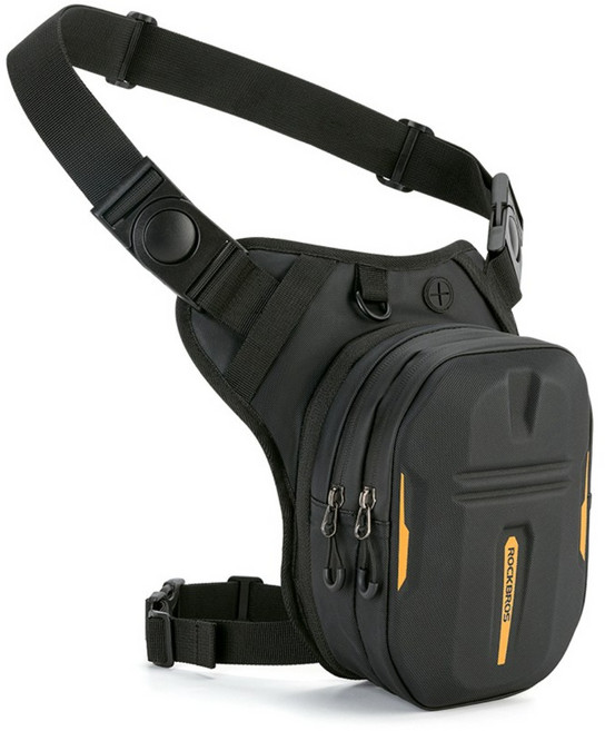 락브로스 오토바이 하드쉘 백 자석 부착 탱크백 겸용 레그백, 블랙