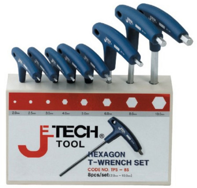 JETECH T렌치-육각 TPS-060 6.0mm, 6) 6.0mm, 1개