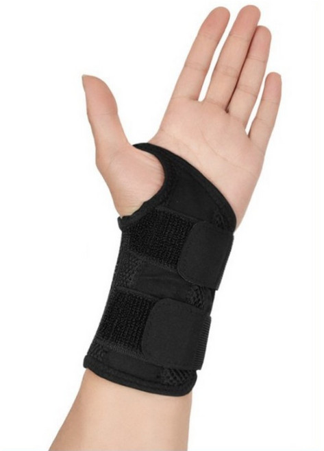 캠프맨 손목 반깁스 보호대 손 고정 부목 지지대 아대, 1개