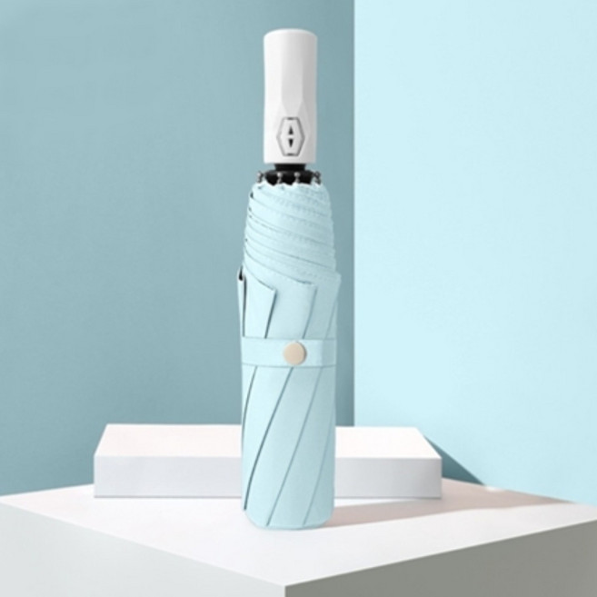 비에썸 초경량 3단 자동 우양산