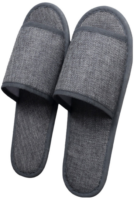 한번 더 덧댐 호텔 객실 여행용 손님용 기내용 일회용 슬리퍼 10켤레, 1개, 그레이