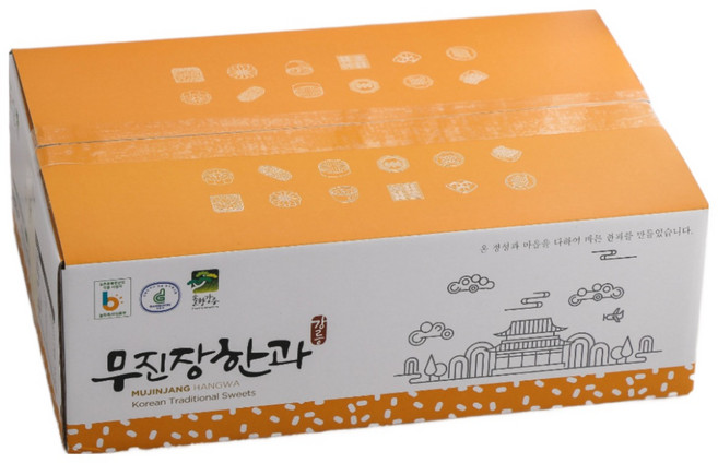 강릉 무진장 한과 유과 선물 세트 과즐 강정반반 중, 1개, 1.3kg