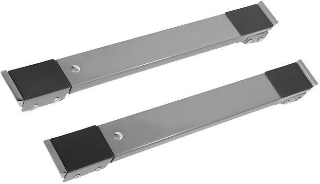 洗衣機/冰箱通用底座 尺寸45-70cm 承重300KG, 1個, 萬向輪灰色規格一組兩根前萬向輪後直輪