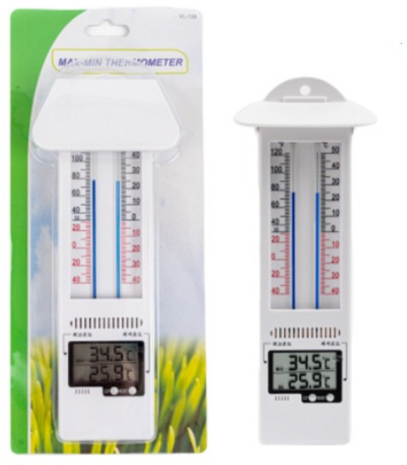 벽걸이 디스플레이형 전자온도계 YL-138, 1개