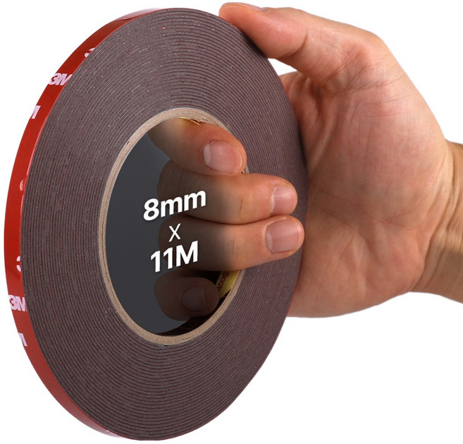 쓰리엠(3M) 대용량 초강력 폼 양면테이프 11m*8mm