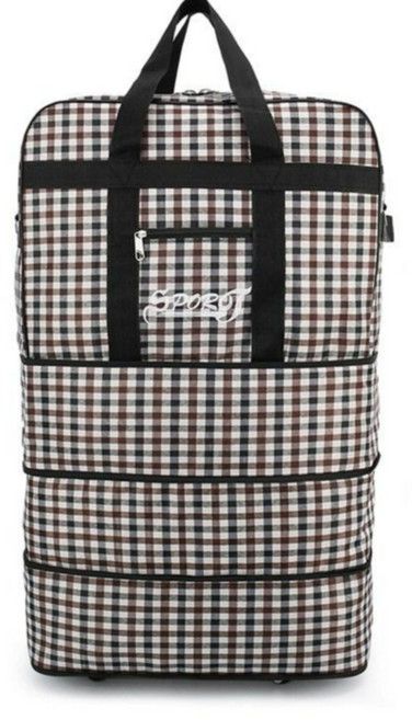 KH KEONHEE 높이조절 3단 여행용 기방 바퀴 달린 접이식 가방 대형배낭 여행캐리어가방