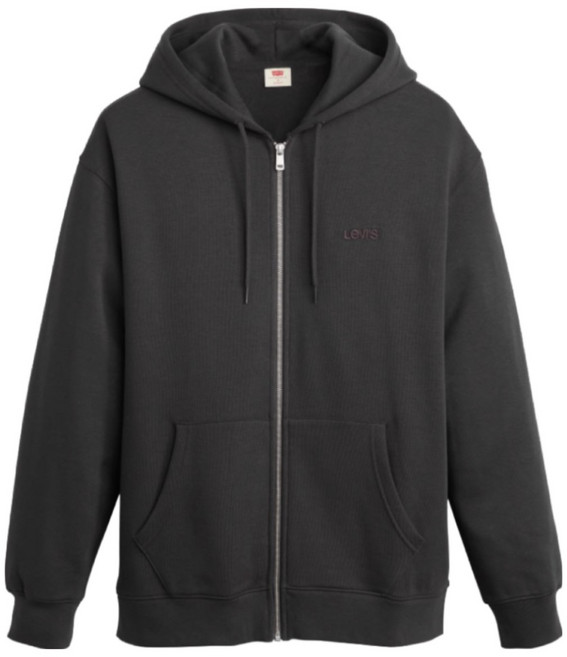 (국내매장판) 리바이스 남성 후드티 릴렉스핏 얇은 가벼운 기모 학생 교복 후드집업