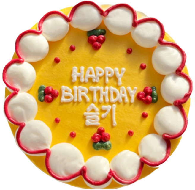 (평일 낮 12시전 주문 오늘출발) 케익팩토리 옐로우폼폼, 1개, 240g