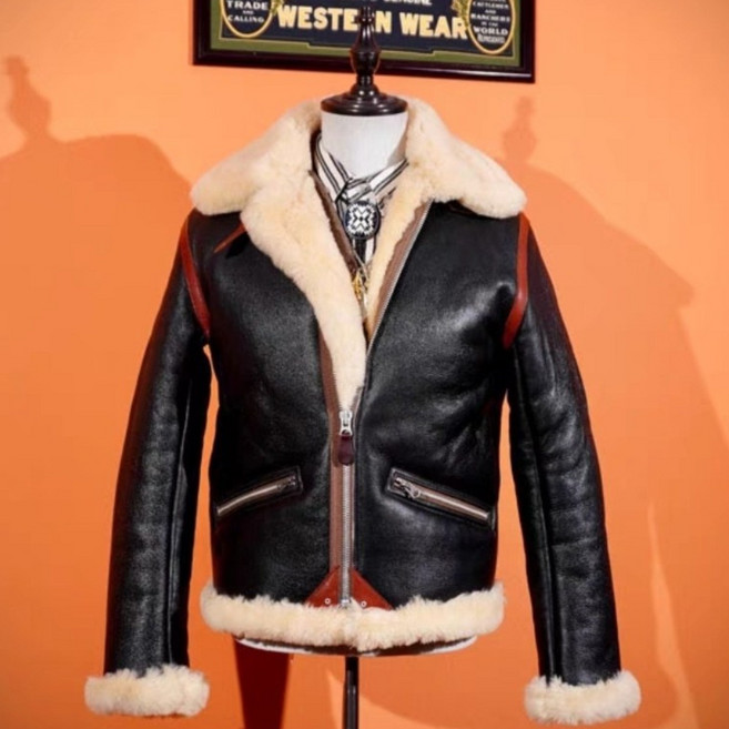 D1메리노무스탕자켓