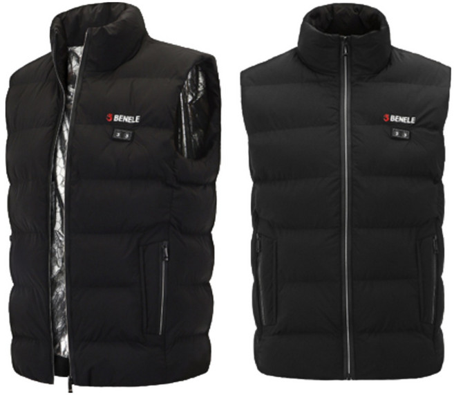 베네레 발열조끼 USB스마트 남녀공용 생활방수 패딩 조끼V-100