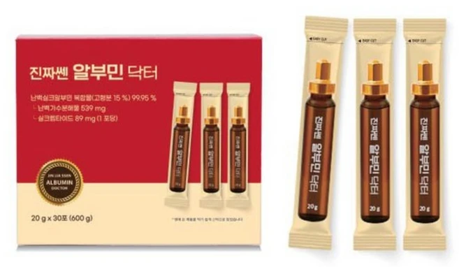 TV홈쇼핑 이용식 진짜쎈 알부민 닥터 3개월분 초고함량 단백질 난백실크, 1개, 90회분 - 쿠팡