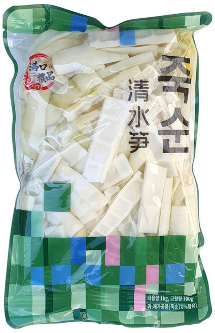 새마원 데친 죽순 채 절단 삷은 나물, 10개, 1kg