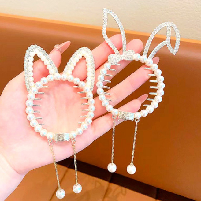 닉스핀 올림머리 반머리 똥머리 반묶음 포인트 집게핀 클립 3개