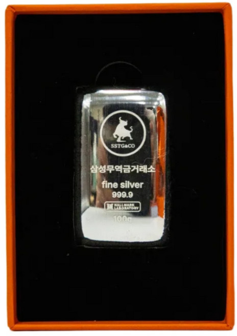 8위 - 한국 포나인 진공 순은 실버바 10돈 100g 1000g(1kg) 투자용 은