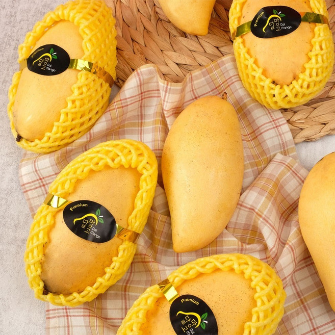 농장에서바로 프리미엄 망고, 1kg (2-3개), 1박스