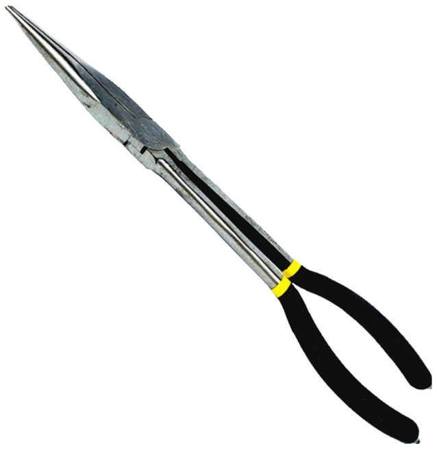 세인티에프 롱노우즈 일자형 롱노즈 플라이어 니퍼, 1개