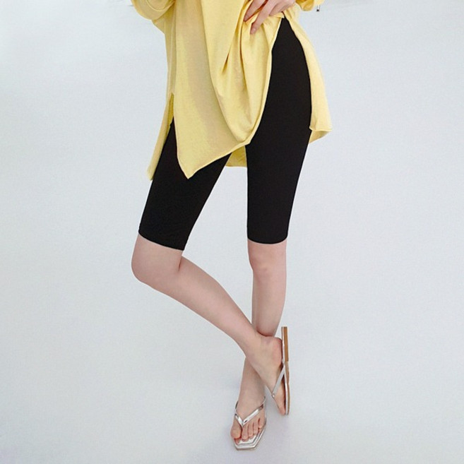 아이스쿨 5부 레깅스 "국내생산 프리미엄" 빅사이즈 시원한 여름 반바지레깅스