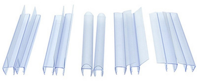 220cm F형 재단가능 자동문바람막이 욕실유리문막이 프로파일, 1개