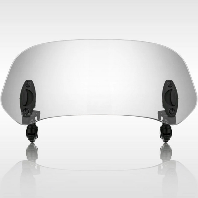 킹콩 오토바이 2세대 왜곡없는 윈드스크린 보조스크린 스쿠터 범용 스크린, 29cm와이드(투명), 1개