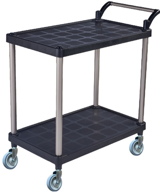 크린핏 2단 식당 서빙 카트 검정, 1개