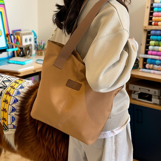 지에치 심플 데일리 쇼퍼백 경량 숄더 토트 에코백