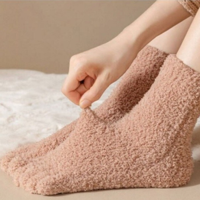 [오소사소] 발가락 사이사이까지 따뜻하게 남녀 발가락 수면양말 두켤레