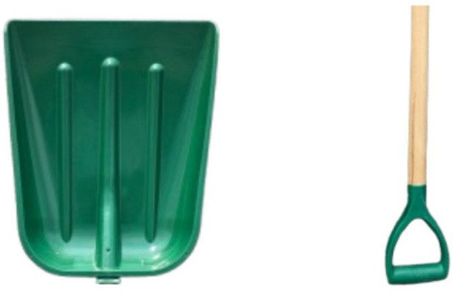 일반 P삽날 p삽 자루 교체용 눈삽 제설삽 넉가래 제설도구 삽 거름삽 플라스틱 축사 청소