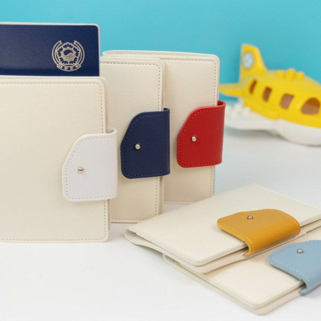 스위트빈 예쁜 가족 커플 여권케이스 지갑+RFID 차단 카드 슬리브