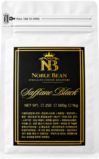노블빈 다크초코 에스프레소 블렌드 원두 커피, 1개, 1kg, 홀빈(분쇄안함)