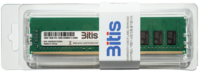 비티즈 삼성 칩 데스크탑 램16기가 DDR4 16GB PC4 19200 2400MHZ RAM 메모리, 1개