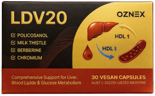 [오즈넥스] LDV20 호주 폴리코사놀 20mg (4개월/120캡슐), 1개, 120정