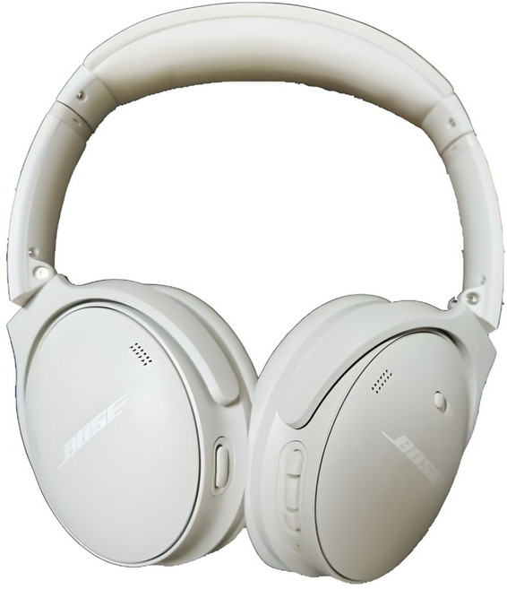 보스 콰이어트 컴포트 무선 노이즈 캔슬링 헤드폰, 화이트