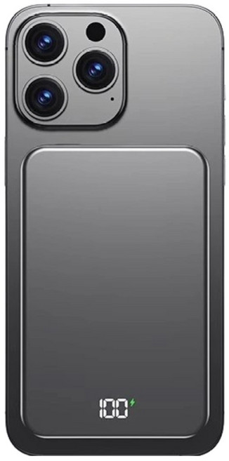 GoaTa 20000mAh 마그세이프 보조 배터리 22.5W 급속충전 무선충전 여행용 보조배터리 항공기준에 적합, 블랙, SN014S