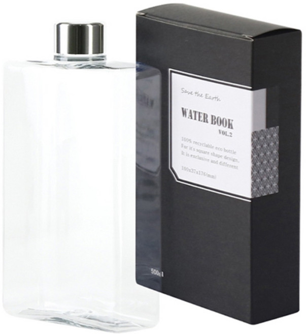 사각텀블러 네모텀블러 스퀘어보틀 사각보틀 5시전 당일발송, 1개