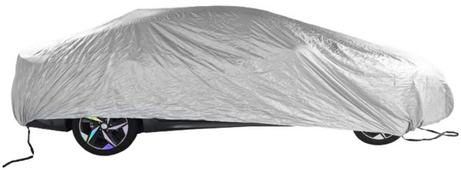 자동차 차량 승용차 SUV 방수 보호 커버 덮개 차량용 비닐 카바, 1개