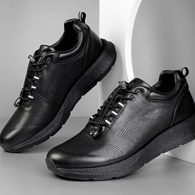 ROYAL SALAMAN 남성 천연소가죽 프리미엄 캐주얼화 소프트 효도화