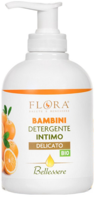 [플로라바이오] 이태리 유기농 여성청결제(포 키즈) 순한세정 어린이용 pH 4.0-4.5, 1개