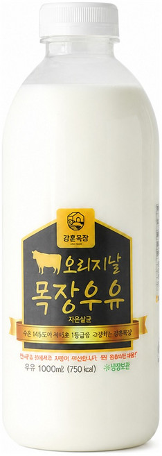 강훈목장 오리지날 목장우유 1000ml, 2개, 1L