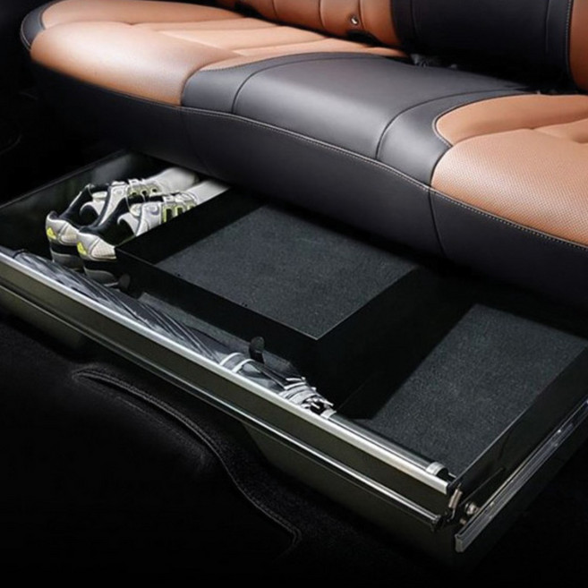 더뉴 렉스턴 스포츠 칸 2열 시트 언더트레이 수납 정리함, 직접수령