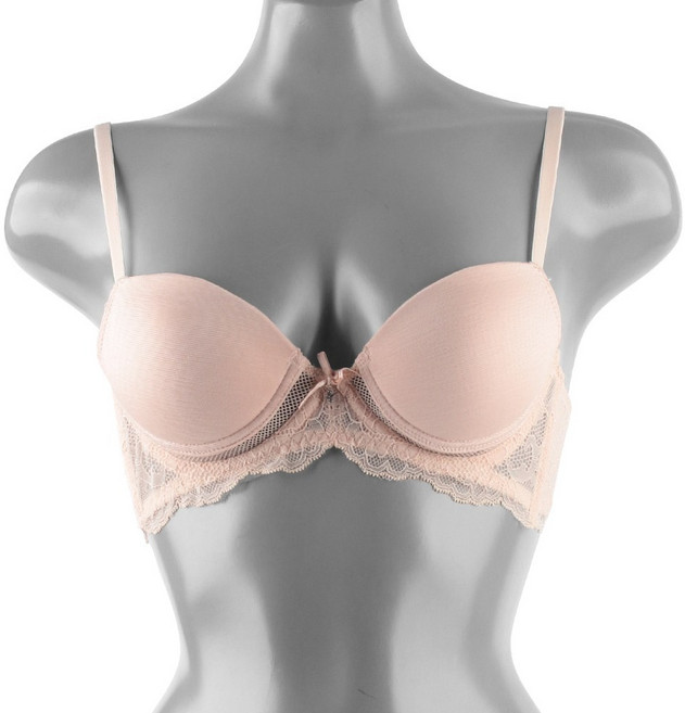 비너스 여성 부유방 인견 레이스 윙 와이어 브라 26-038