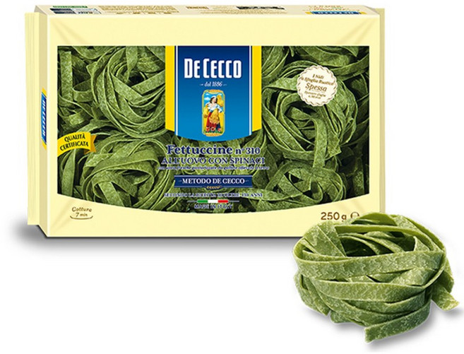 데체코 페투치네 시금치, 1개, 250g